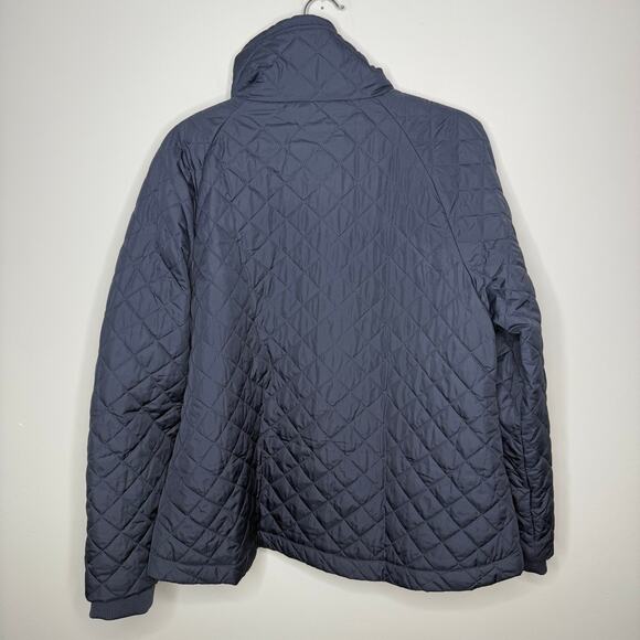 NWT T. by Talbots Womens Blue Quilted Jacket Size PXL - Picture 2 of 8